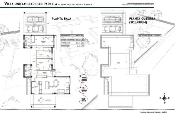 3 soveværelse Villa til salg i Jacarilla med swimmingpool - € 495.000 (Ref: 9520576)