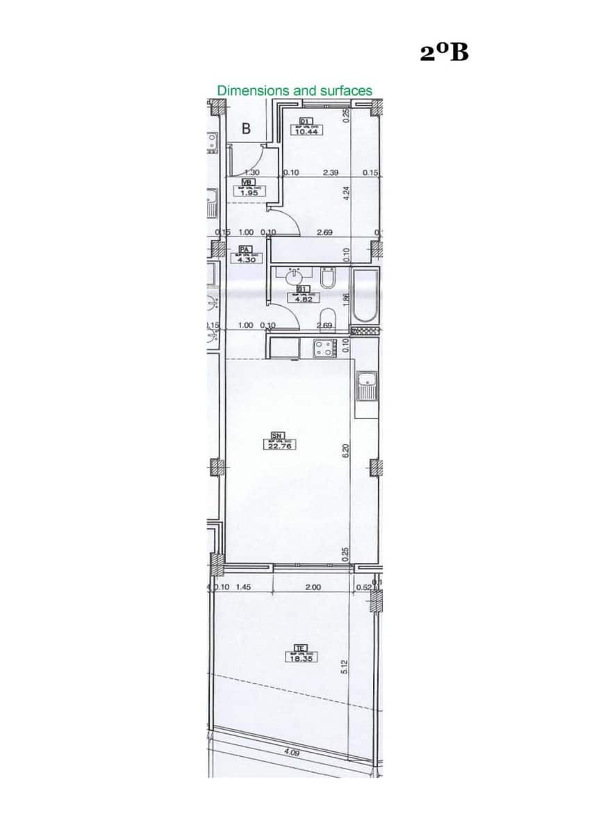 1 soverom Leilighet til salgs i Relleu med svømmebasseng - € 130 000 (Ref: 9533176)