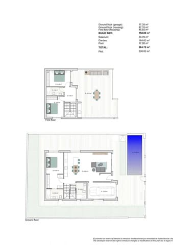 Chalet de 3 habitaciones en Centro, Los Alcázares en venta con piscina - 590.000 € (Ref: 9540761)