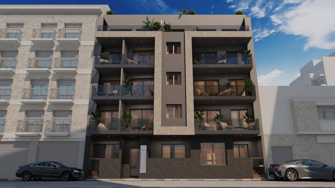 2 makuuhuone Kattohuoneisto myytävänä paikassa Torrevieja mukana uima-altaan - 315 000 € (Ref: 9578462)