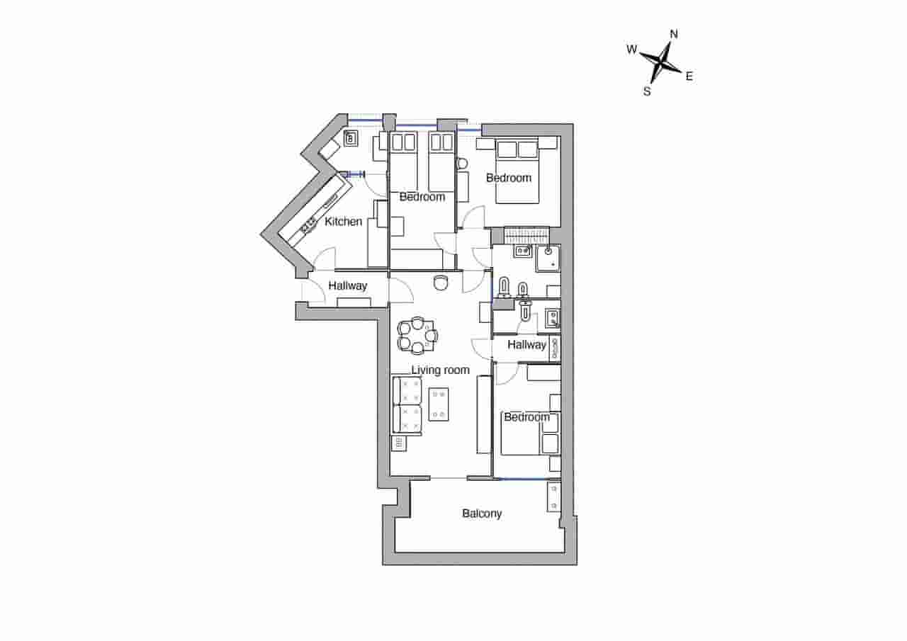 3 makuuhuone Kattohuoneisto myytävänä paikassa Torrevieja - 197 000 € (Ref: 9602502)