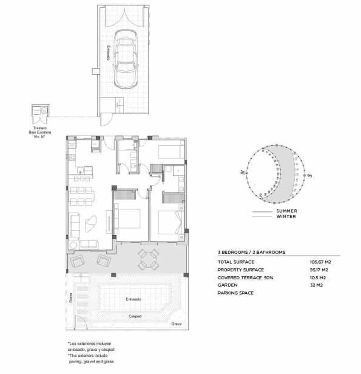 3 bedroom Bungalow for sale in Rojales with pool - € 412,100 (Ref: 9622308)