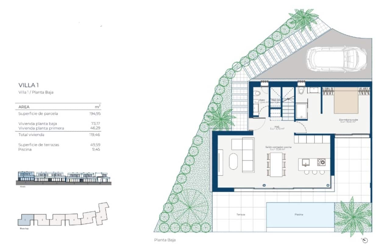 3 sypialnia Willa na sprzedaż w El Valle Golf Resort z basenem garażem - 595 000 € (Ref: 9673782)