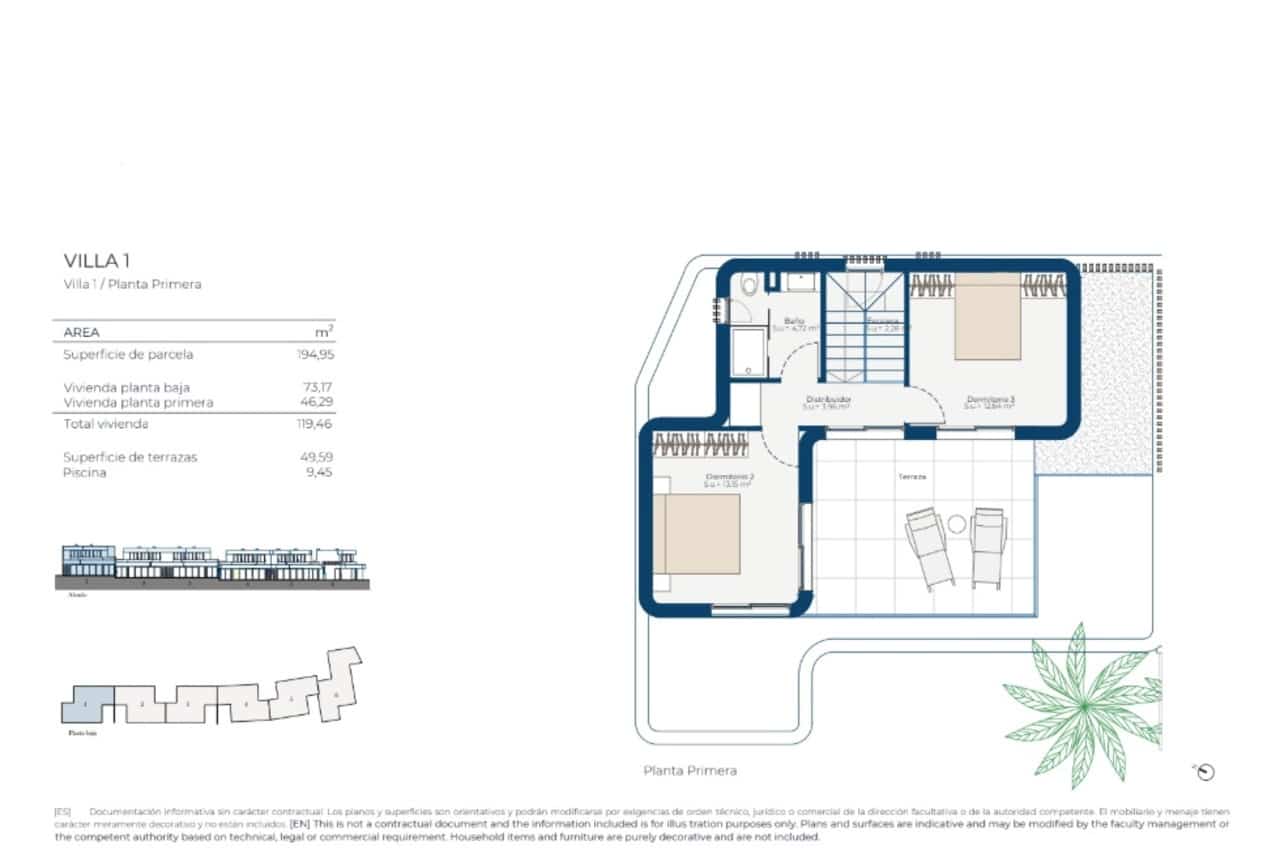 3 sypialnia Willa na sprzedaż w El Valle Golf Resort z basenem garażem - 595 000 € (Ref: 9673782)