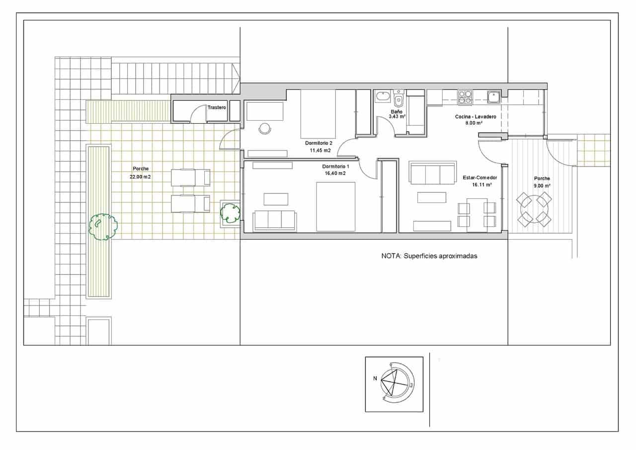 2 soveværelse Bungalow til salg i Villamartin - € 225.000 (Ref: 9714486)