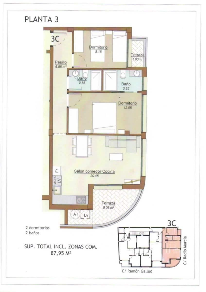 2 chambre Appartement à vendre à Torrevieja avec piscine - 280 000 € (Ref: 9751694)