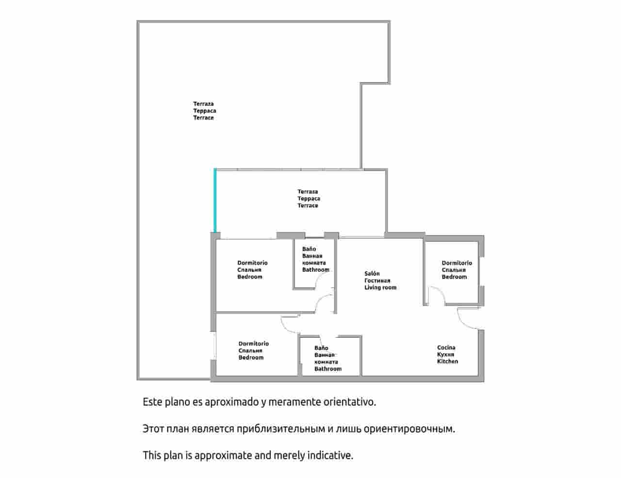 3 makuuhuone Huoneisto myytävänä paikassa Orihuela Costa mukana uima-altaan - 378 000 € (Ref: 9758655)
