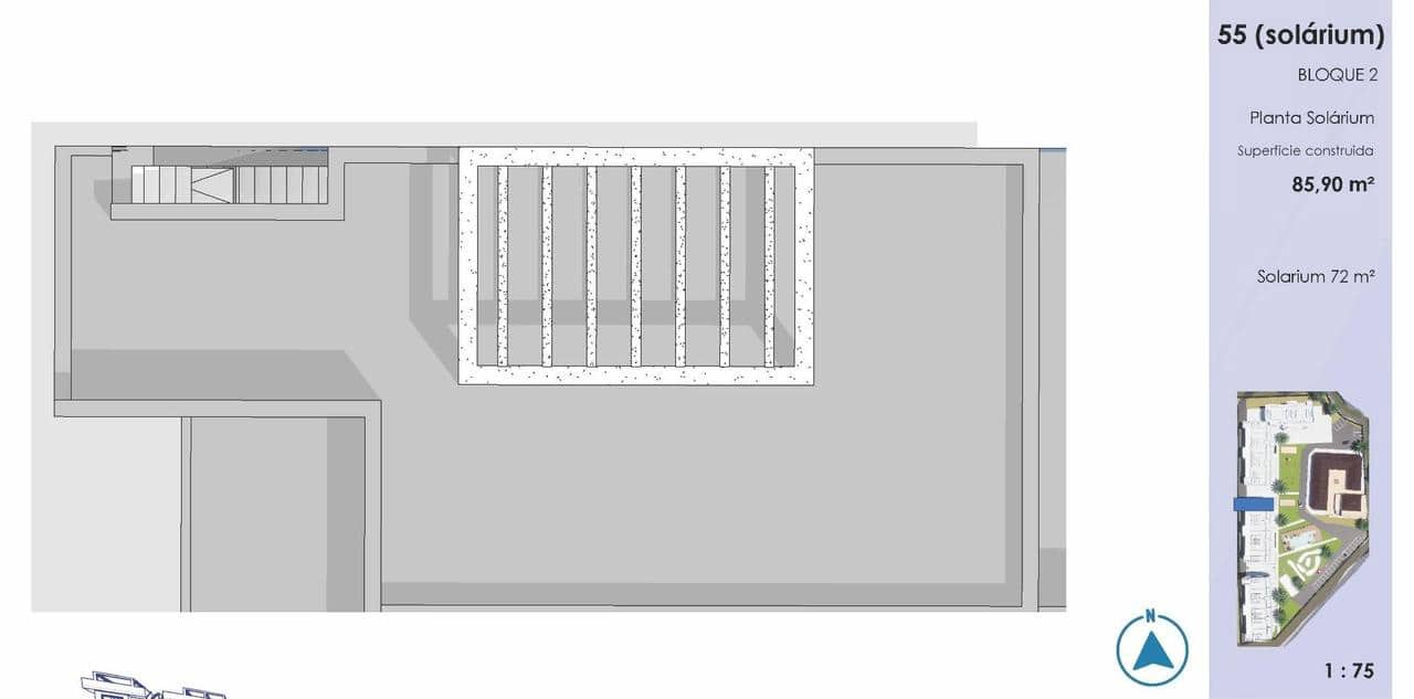 3 soveværelse Penthouse til salg i Guardamar del Segura med swimmingpool - € 395.000 (Ref: 9798951)