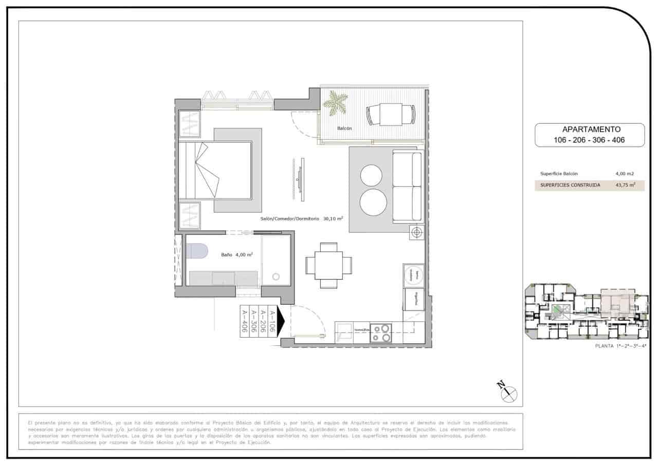Lägenhet till salu i Lo Pagan med pool - 149 900 € (Ref: 9801269)