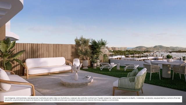 3 chambre Penthouse à vendre à Finestrat Pueblo, Finestrat avec piscine - 604 000 € (Ref: 9813229)