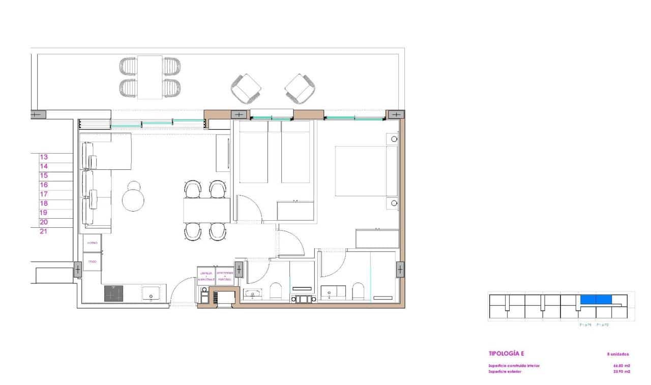 2 bedroom Apartment for sale in Moncofa with pool - € 229,000 (Ref: 9814279)