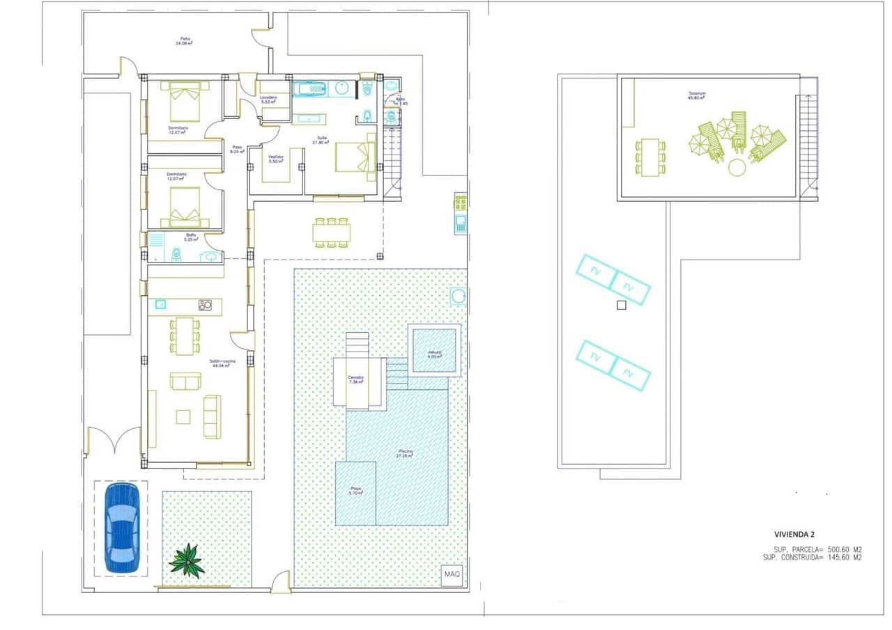 3 bedroom Villa for sale in Sucina with pool - € 595,000 (Ref: 9824661)