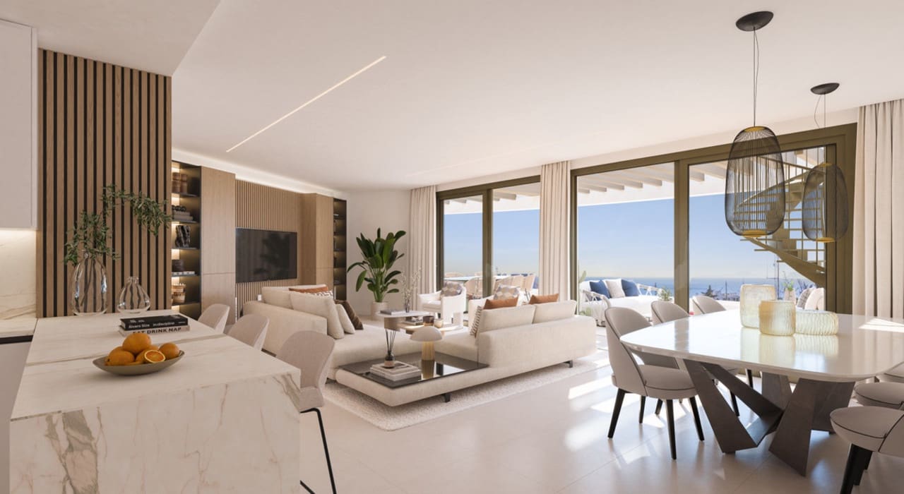 1 chambre Penthouse à vendre à Estepona avec piscine - 479 000 € (Ref: 9838990)