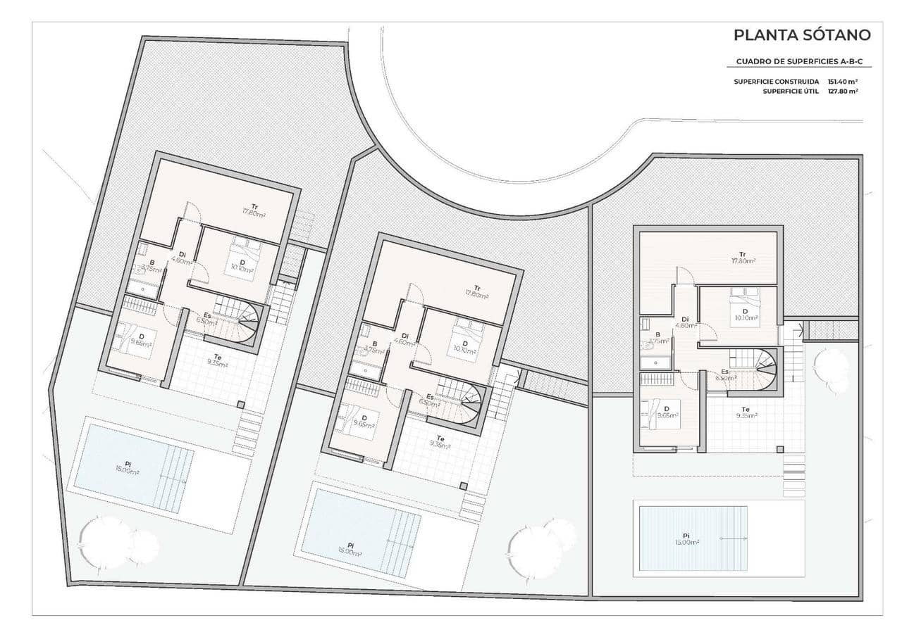 3 Zimmer Villa zu verkaufen in Mazarron mit Pool - 299.000 € (Ref: 9840857)