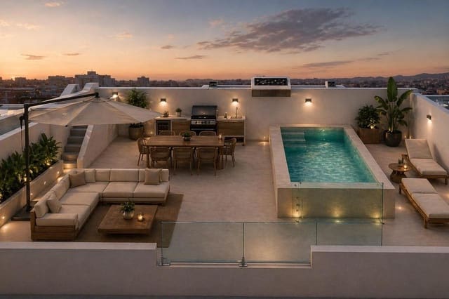3 soveværelse Penthouse til salg i Centro Urbano, La Villajoyosa / Vila Joiosa med swimmingpool - € 986.750 (Ref: 9857520)
