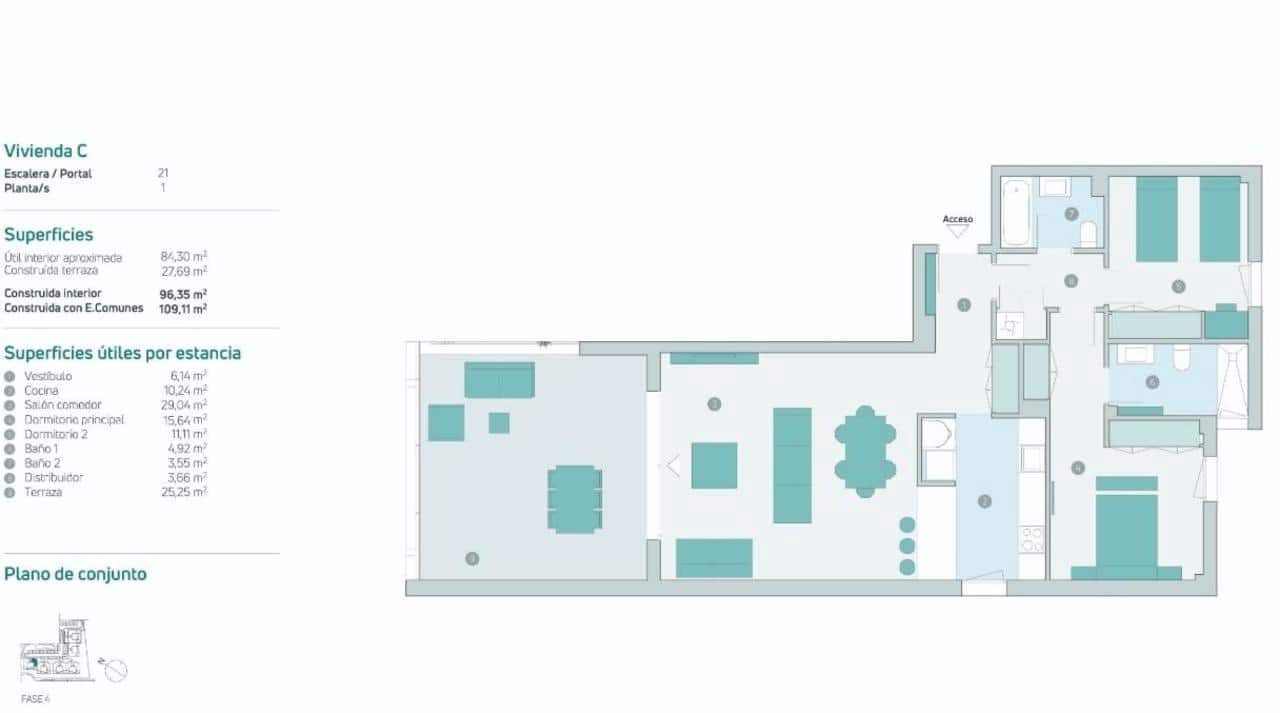 2 quarto Apartamento para venda em Estepona com piscina - 494 000 € (Ref: 9907626)