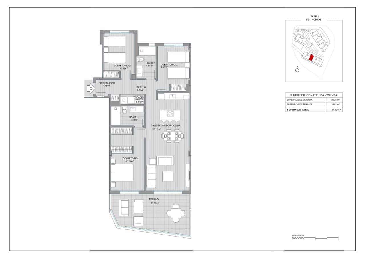 3 quarto Apartamento para venda em Mijas com piscina - 612 000 € (Ref: 9907649)