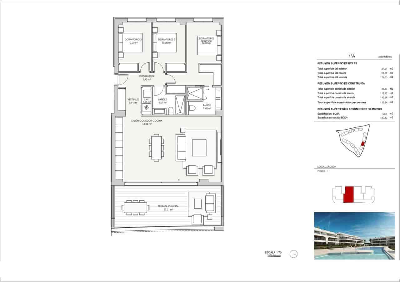 3 sypialnia Apartament na sprzedaż w Estepona z basenem - 815 000 € (Ref: 9907654)