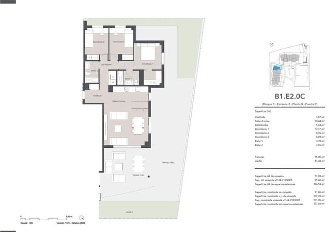 3 Zimmer Apartment zu verkaufen in Parque Central, Estepona mit Pool - 525.000 € (Ref: 9907681)
