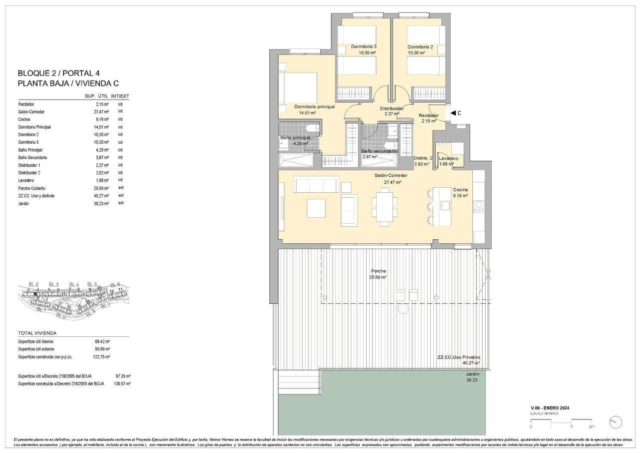 3 bedroom Apartment for sale in Casares with pool - € 431,000 (Ref: 9907686)