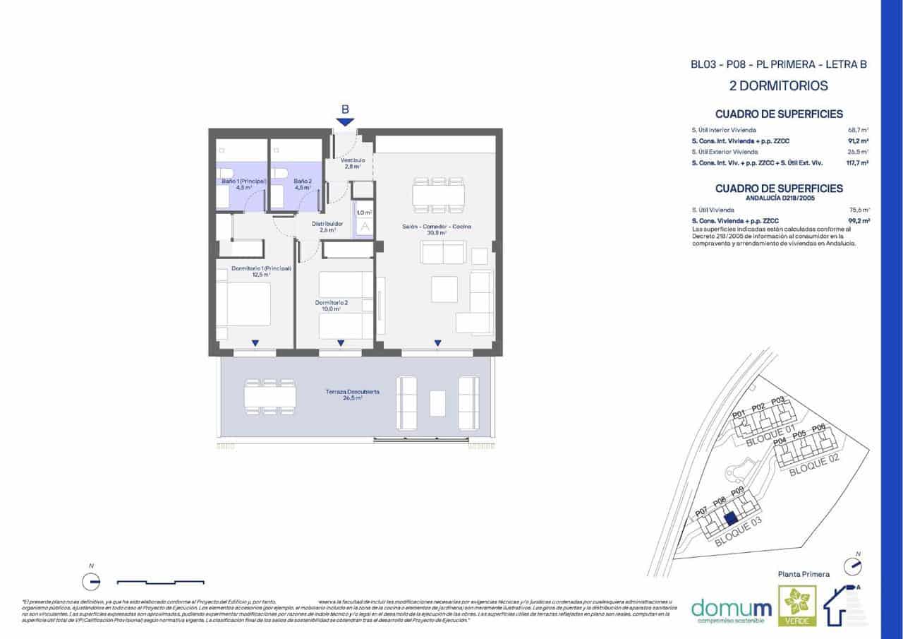 Apartamento de 2 habitaciones en Casares en venta con piscina - 428.000 € (Ref: 9907702)