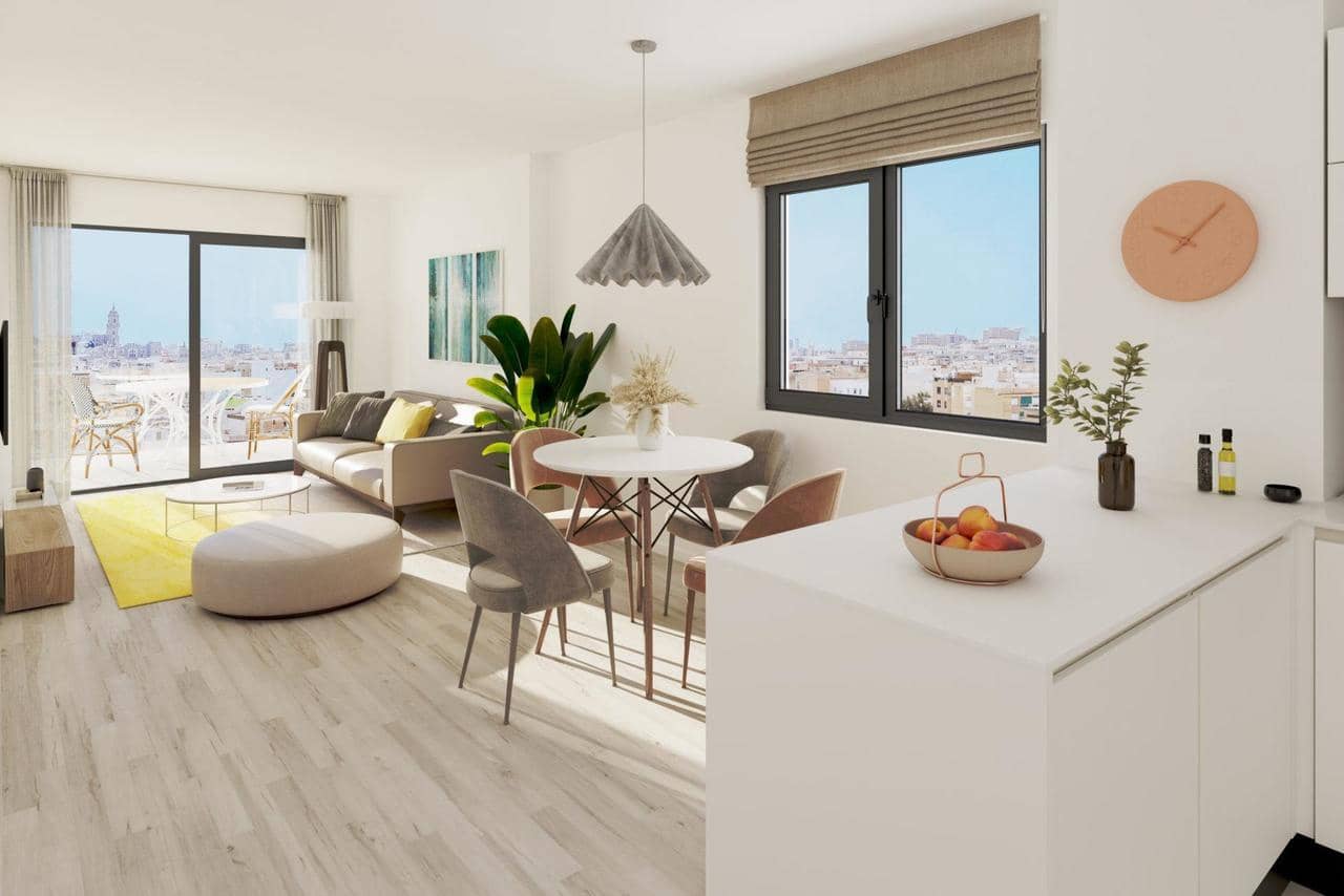 1 slaapkamer Appartement te koop in Malaga stad met zwembad - € 350.000 (Ref: 9907716)