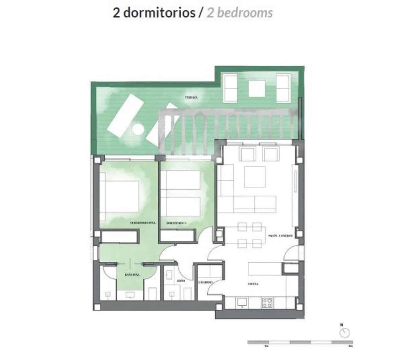 2 quarto Apartamento para venda em Mijas com piscina - 890 000 € (Ref: 9907718)