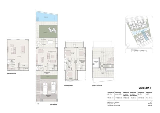 3 quarto Casa em Banda para venda em Parque Central, Estepona com piscina - 1 040 000 € (Ref: 9907742)