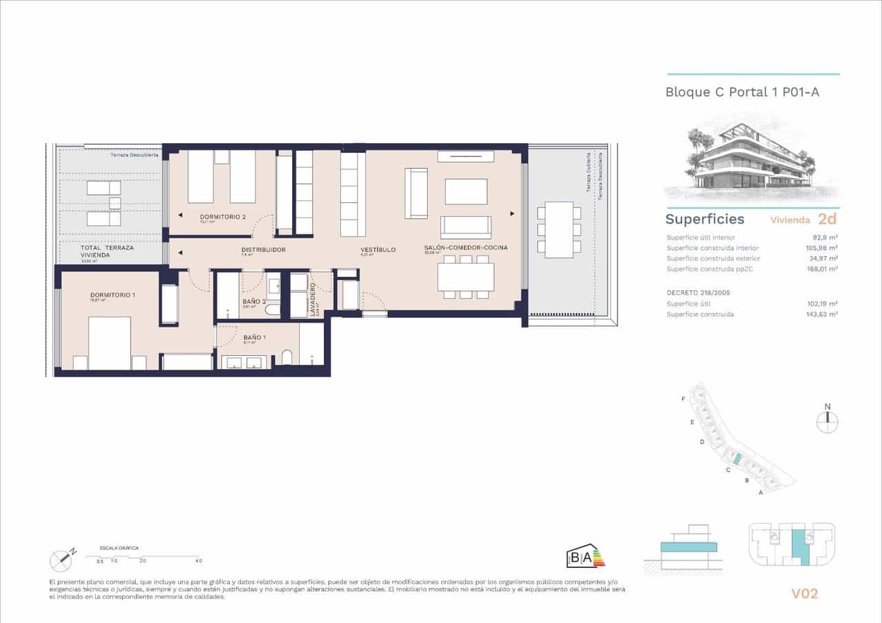 2 Zimmer Apartment zu verkaufen in Buenas Noches mit Pool - 569.150 € (Ref: 9907758)