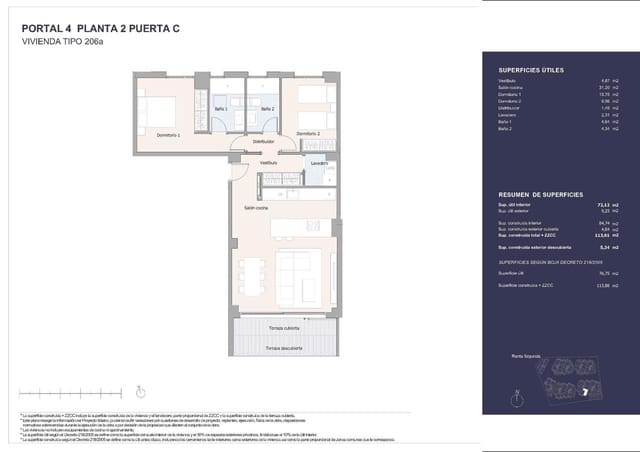 2 soveværelse Lejlighed til salg i Casco Antiguo, Marbella med swimmingpool - € 785.000 (Ref: 9907762)