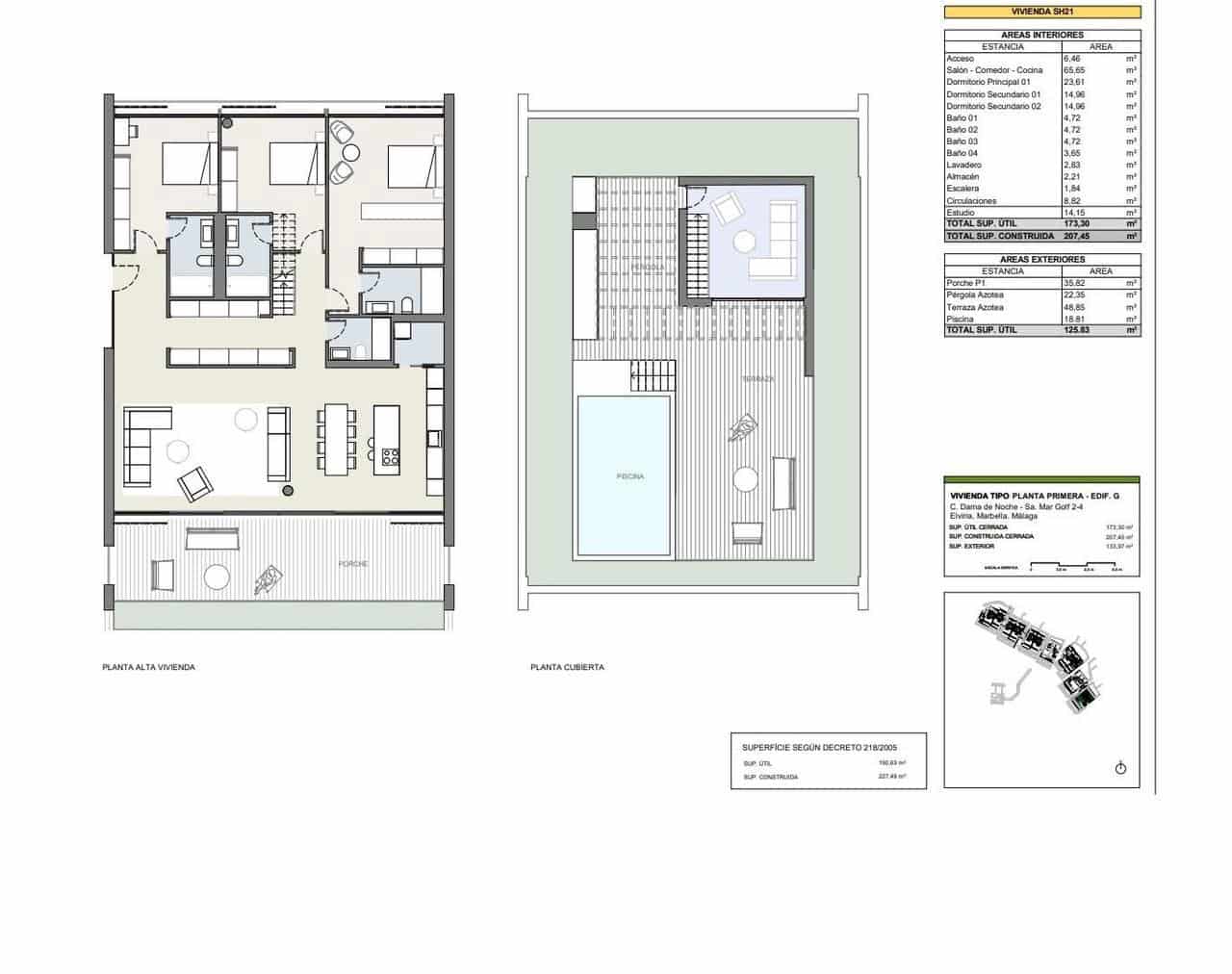 3 soverom Bungalow til salgs i Marbella med svømmebasseng - € 1 070 000 (Ref: 9907777)