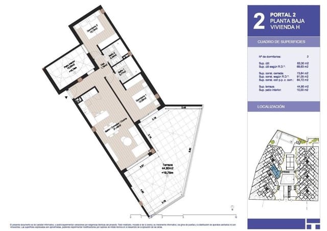 2 quarto Apartamento para venda em Torrox Pueblo, Torrox com piscina - 310 000 € (Ref: 9907782)