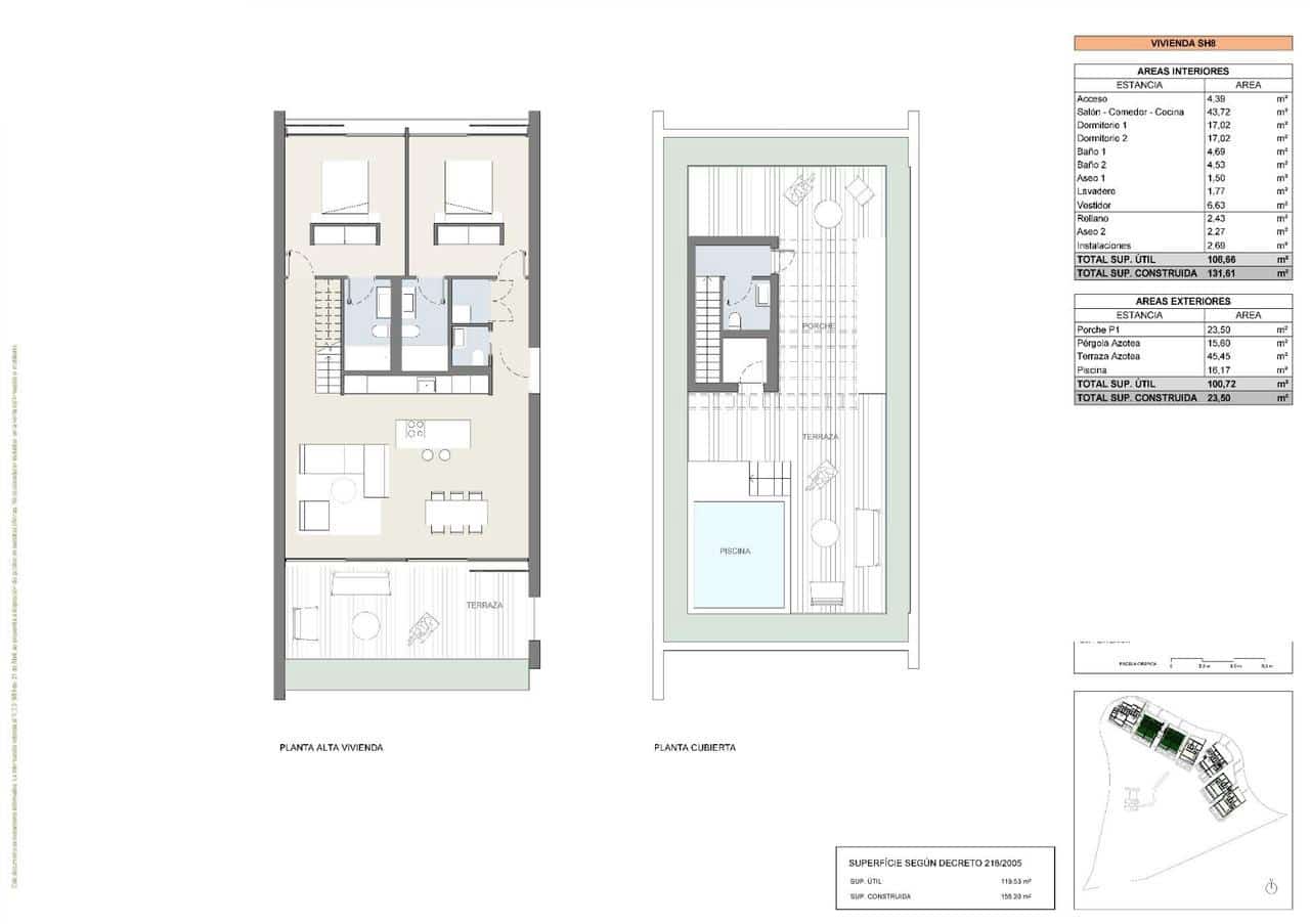 2 chambre Bungalow à vendre à Marbella avec piscine - 870 000 € (Ref: 9907791)
