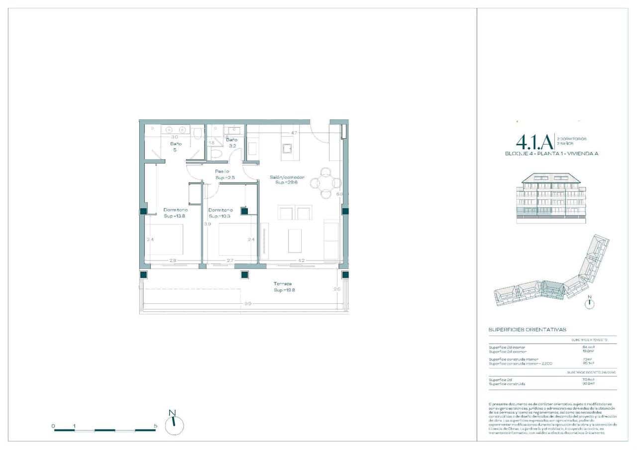 2 soverom Leilighet til salgs i Benalmadena med svømmebasseng - € 430 000 (Ref: 9907795)