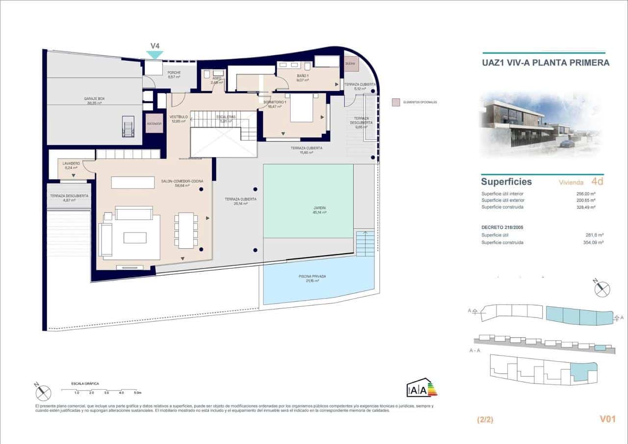 4 sypialnia Willa na sprzedaż w Estepona z basenem - 1 625 000 € (Ref: 9907803)