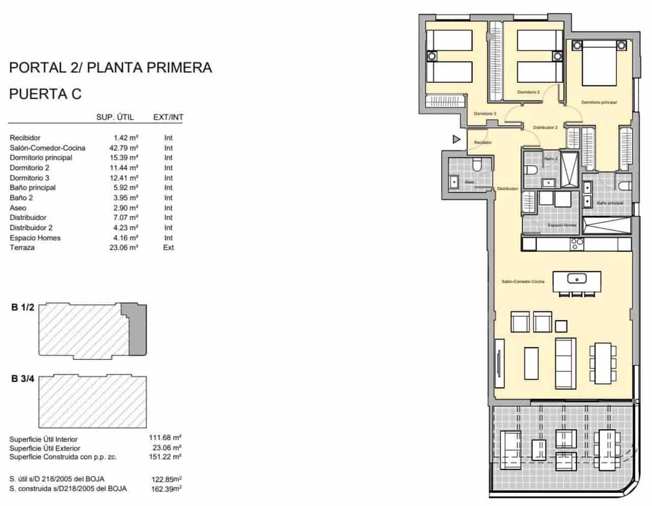 3 Zimmer Apartment zu verkaufen in Estepona mit Pool - 815.000 € (Ref: 9907805)