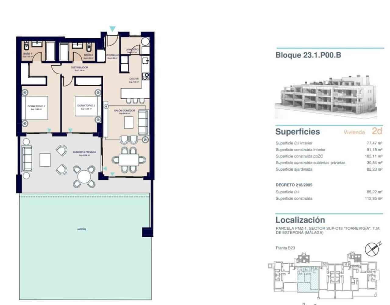 2 makuuhuone Huoneisto myytävänä paikassa New Golden Mile mukana uima-altaan - 432 000 € (Ref: 9907811)
