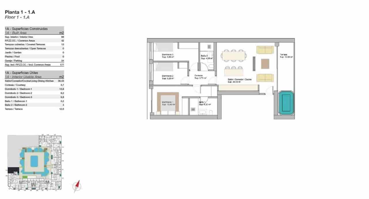 3 camera da letto Appartamento in vendita in San Pedro de Alcantara con piscina - 565.000 € (Rif: 9907812)