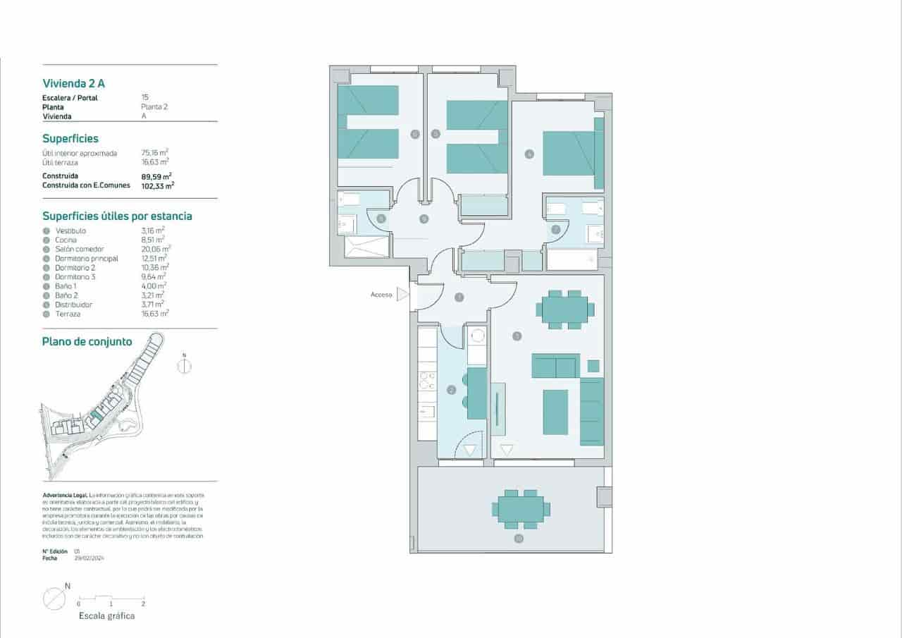 3 Zimmer Apartment zu verkaufen in Almunecar mit Pool - 367.000 € (Ref: 9907853)