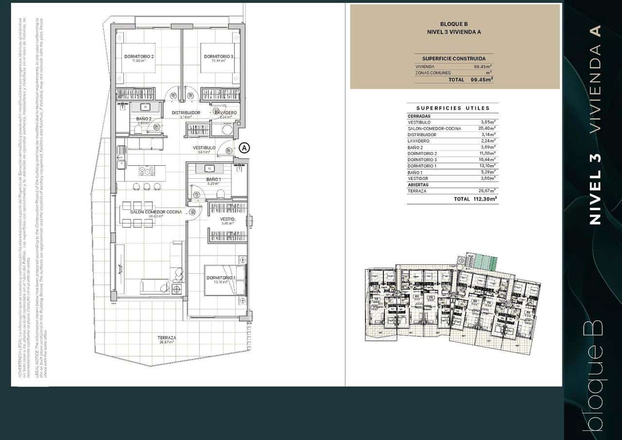 3 sypialnia Apartament na sprzedaż w Fuengirola z basenem - 499 000 € (Ref: 9907862)