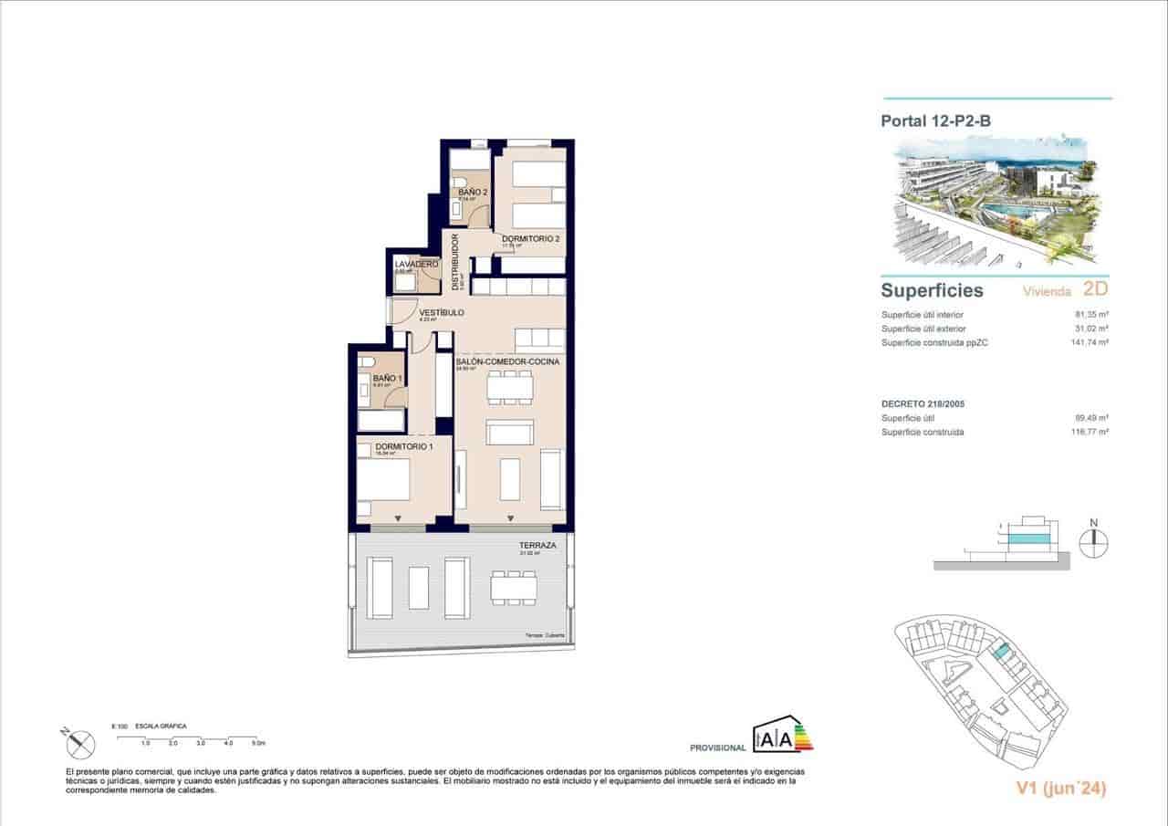 2 Zimmer Apartment zu verkaufen in Estepona mit Pool - 480.000 € (Ref: 9907864)