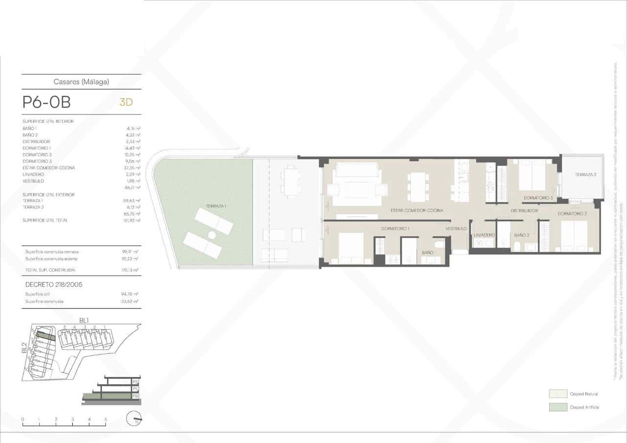 3 chambre Appartement à vendre à Casares avec piscine - 449 000 € (Ref: 9907867)
