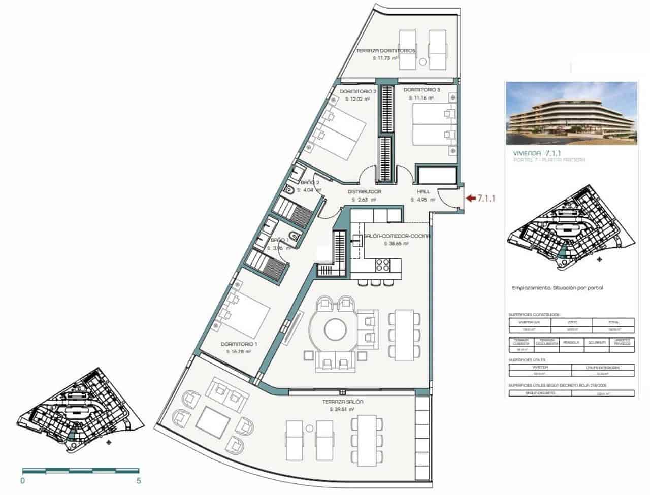 3 slaapkamer Appartement te koop in Estepona met zwembad garage - € 825.000 (Ref: 9907871)