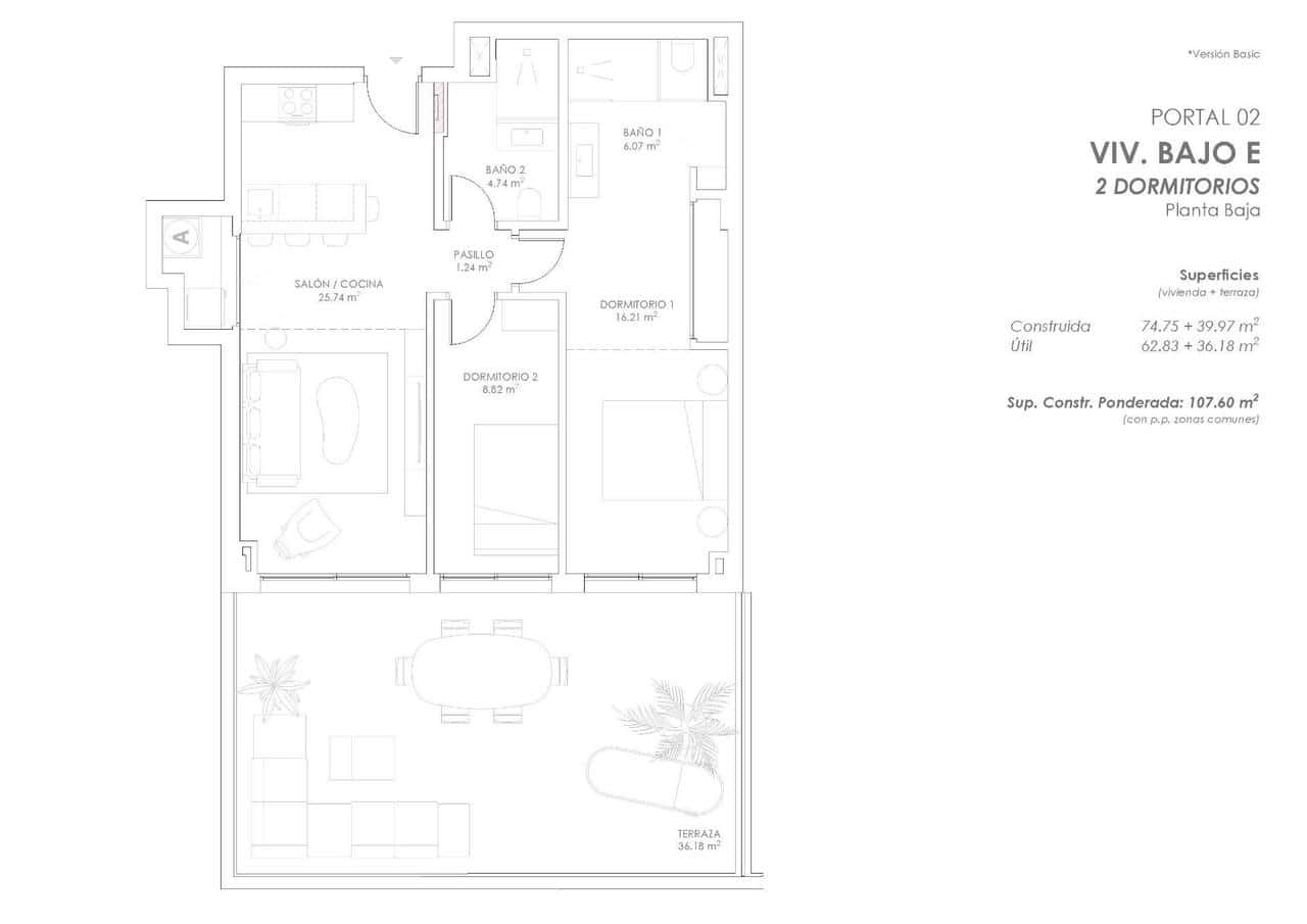 2 soverom Leilighet til salgs i Fuengirola med svømmebasseng - € 394 160 (Ref: 9907882)
