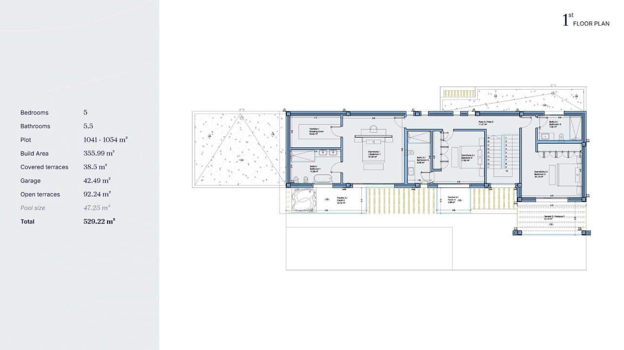 5 sovrum Villa till salu i Bel-Air med pool - 2 750 000 € (Ref: 9907890)