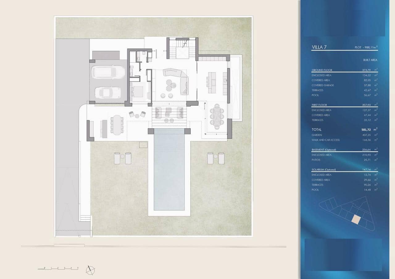 4 Zimmer Villa zu verkaufen in Bel-Air mit Pool - 2.400.000 € (Ref: 9907897)