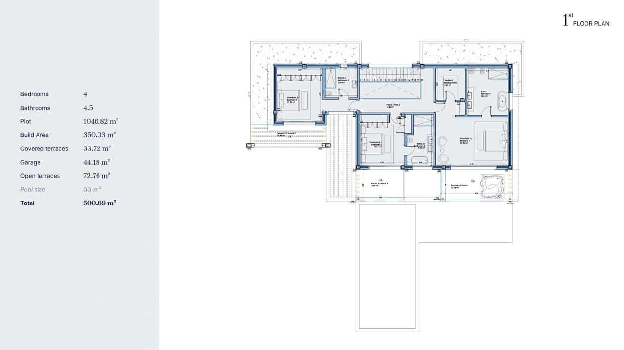 4 Zimmer Villa zu verkaufen in Bel-Air mit Pool - 2.750.000 € (Ref: 9907898)