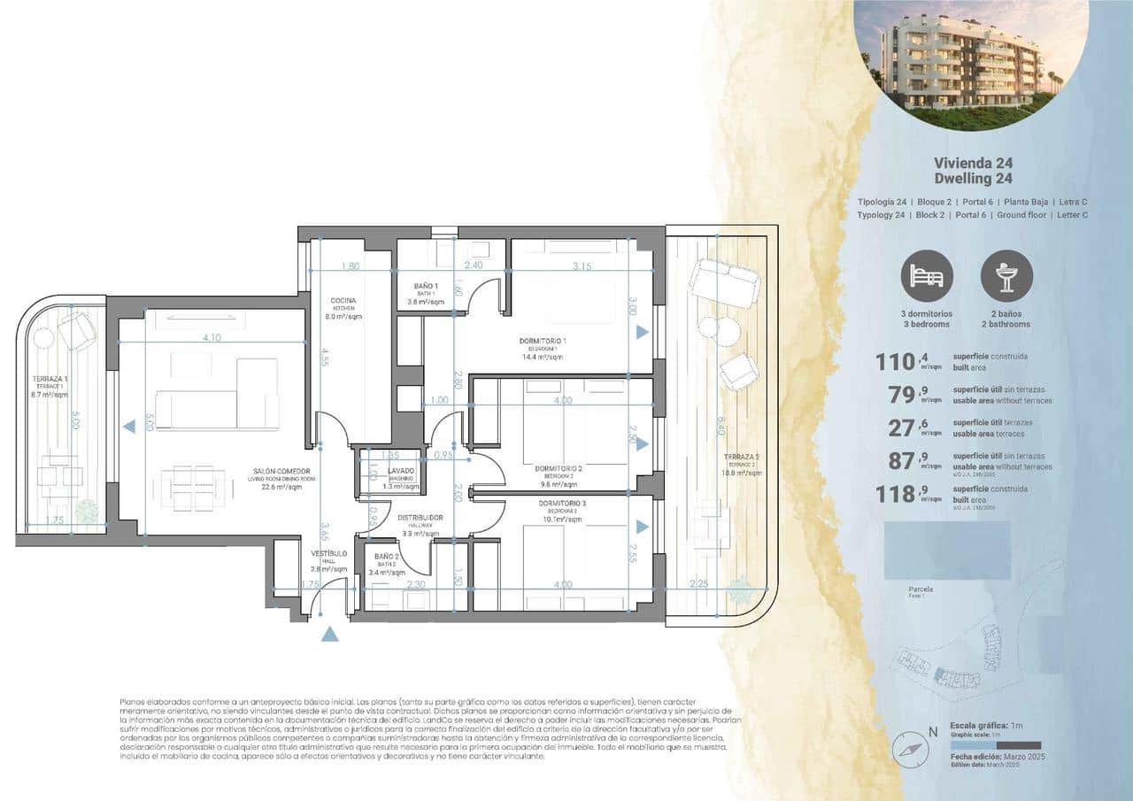 3 soverom Leilighet til salgs i Mijas med svømmebasseng - € 412 000 (Ref: 9907916)