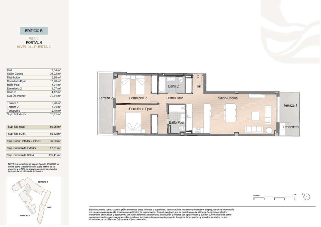 2 sovrum Lägenhet till salu i Estepona med pool - 450 000 € (Ref: 9907933)
