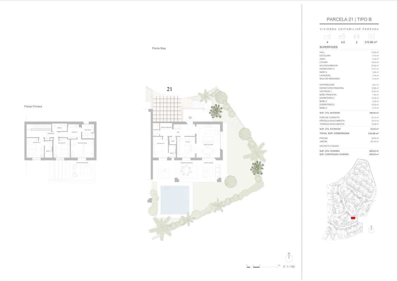 4 sypialnia Willa na sprzedaż w Sotogrande z basenem - 1 320 000 € (Ref: 9907936)